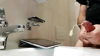 Cumshot Titanic solo slowmotion - cum explosion#1